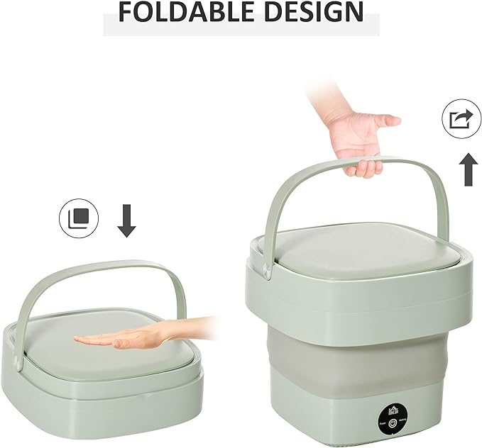 Foldable Mini Washing Machine – Compact and Portable Laundry Solution