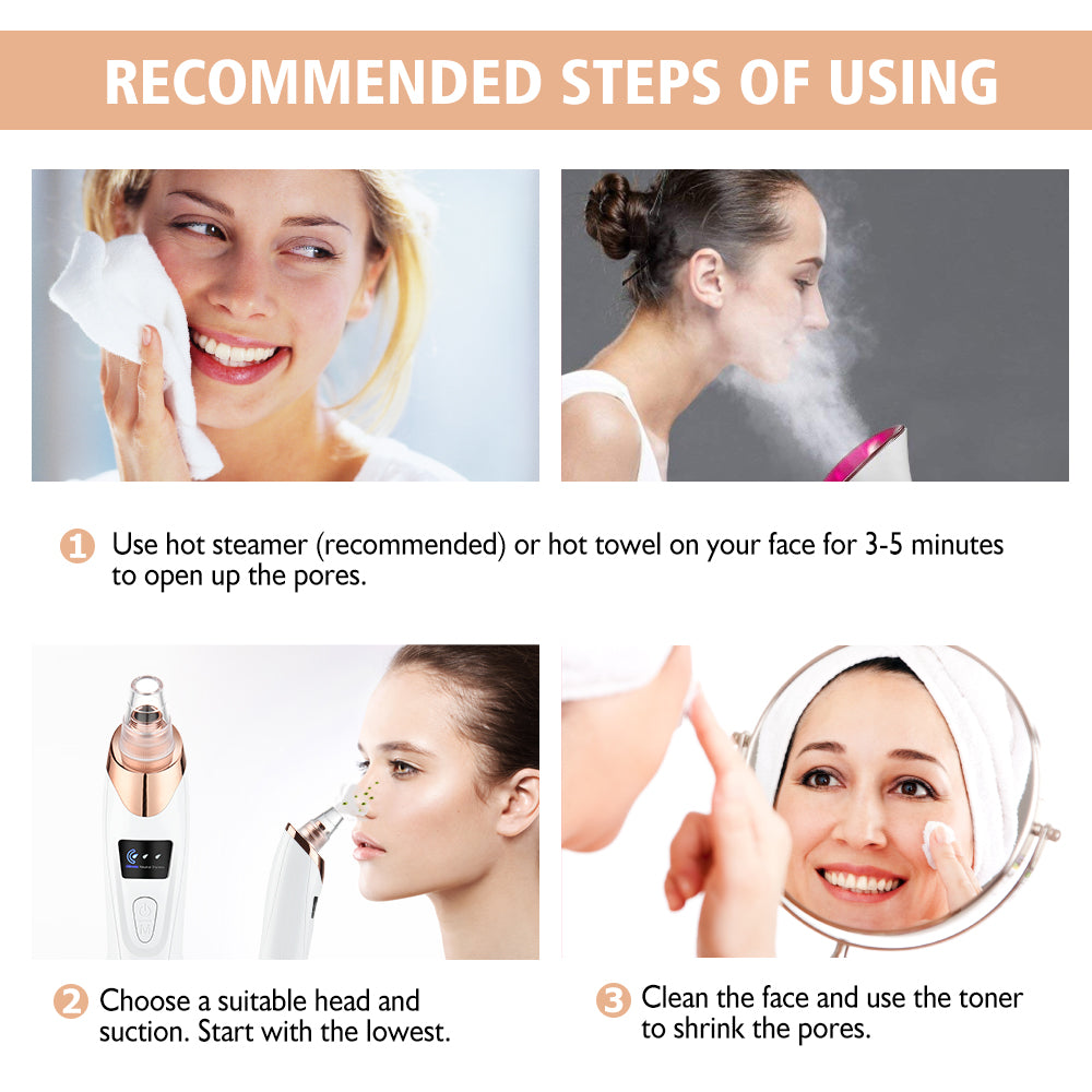 Pore Vacuum Blackhead Remover – Deep Cleansing Tool