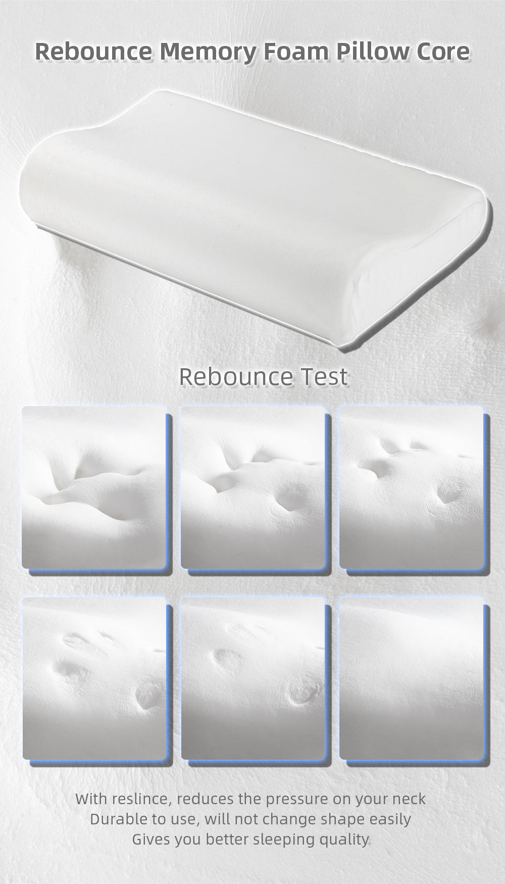Orthopedic Memory Foam Pillow for Ultimate Comfort and Medical Support
