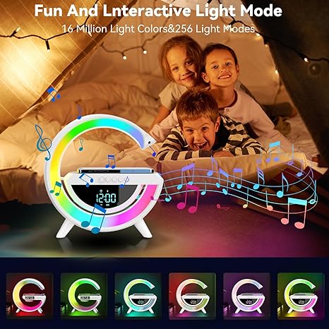 LED Wireless Charger Speaker – Multifunctional Sound & Light Fusion