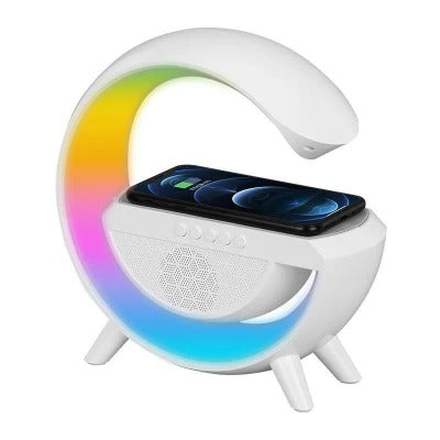 LED Wireless Charger Speaker – Multifunctional Sound & Light Fusion