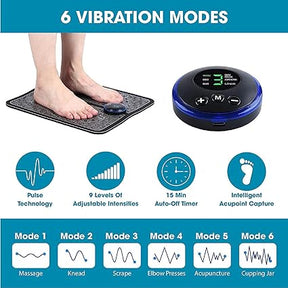 EMS Foot Massager Mat for Relaxation and Pain Relief