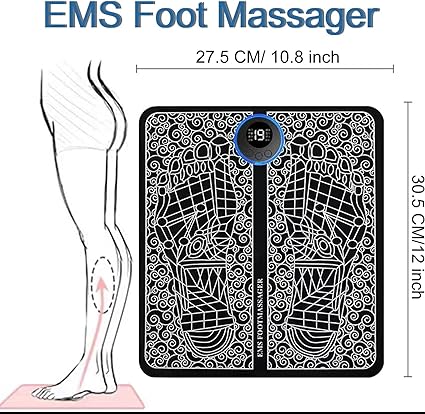 EMS Foot Massager Mat for Relaxation and Pain Relief