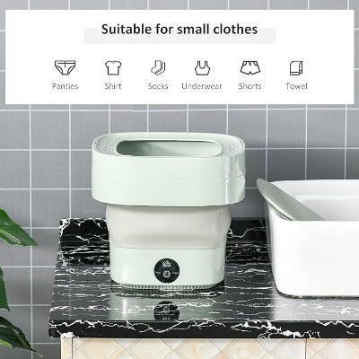 Foldable Mini Washing Machine – Compact and Portable Laundry Solution