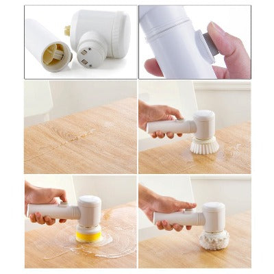 Cleaning Magic Electric Brush 5-in-1 Multi-Surface Cleaning Tool for Home and Office