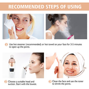 Pore Vacuum Blackhead Remover – Deep Cleansing Tool