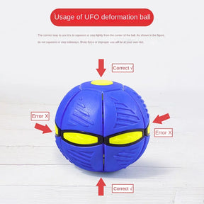 UFO Flying Saucer Ball Training Games Interactive Outdoor Sports