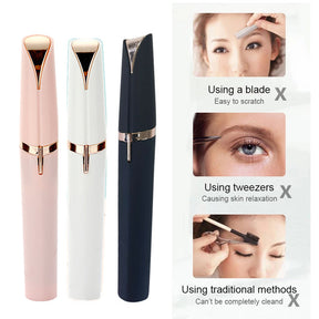 Flawless Brows Painless Eyebrow Hair Remover for Effortless Grooming and Facial Hair Removal