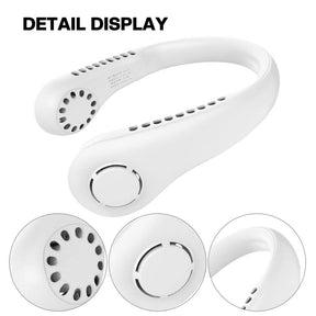 Vaneless Neck Fan for Hands-Free Cooling